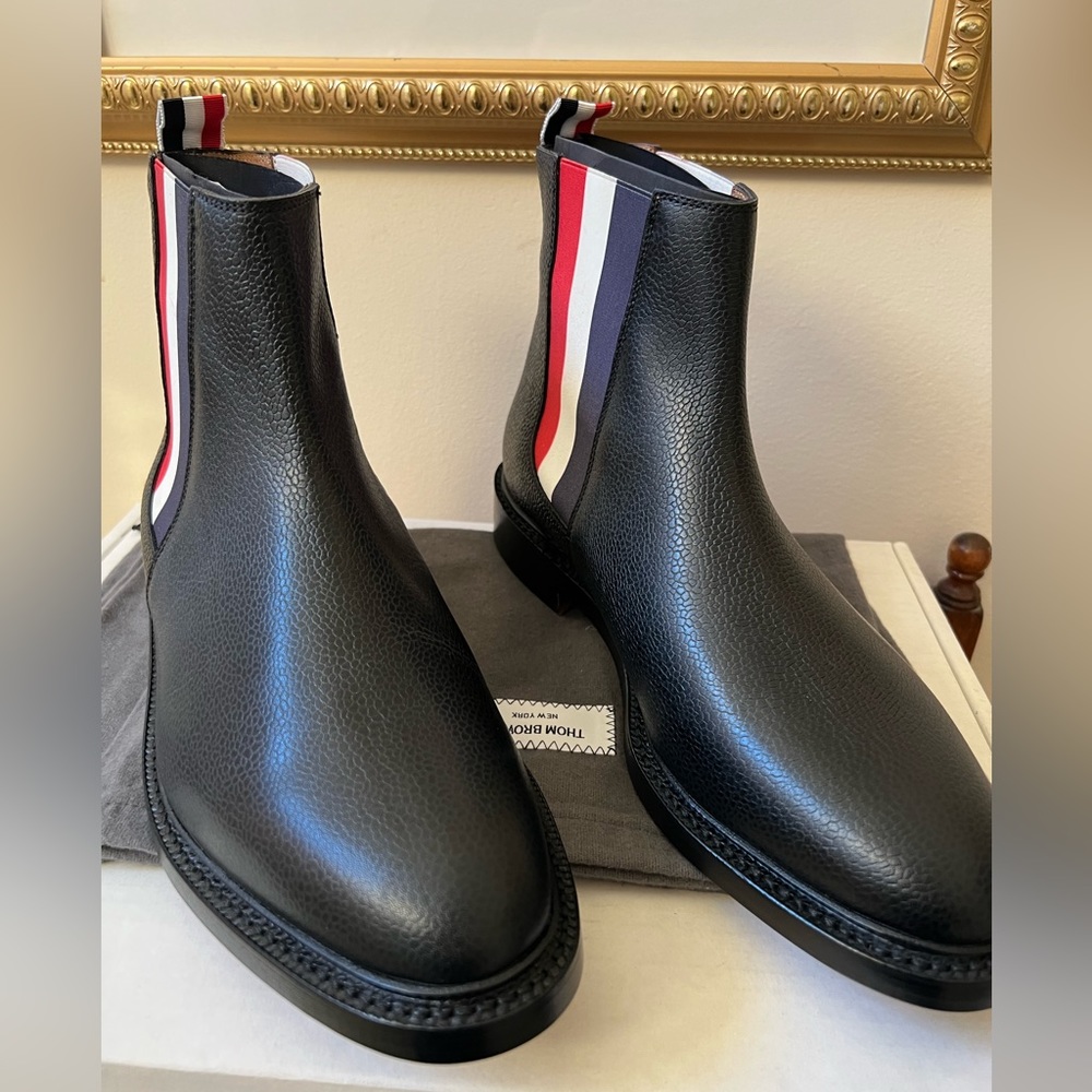 New authentic Thom Browne boots with dust bags